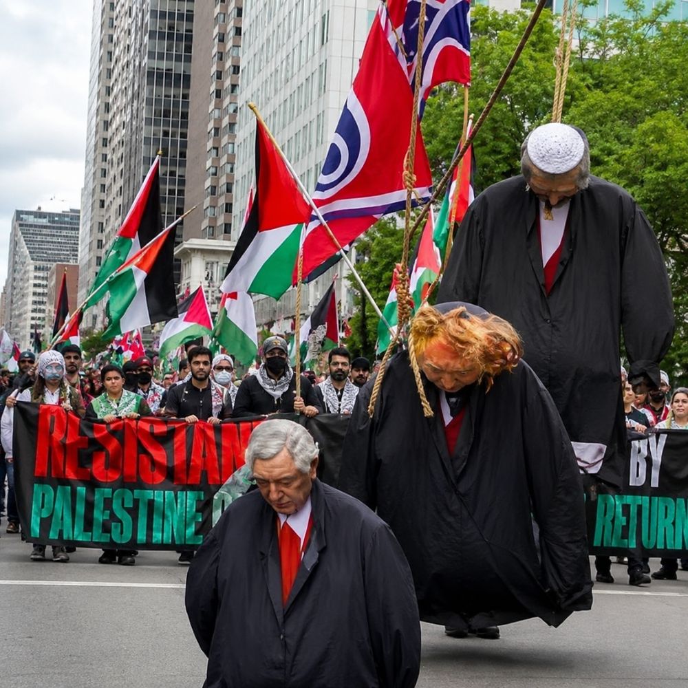 Extremist rhetoric and antisemitic imagery